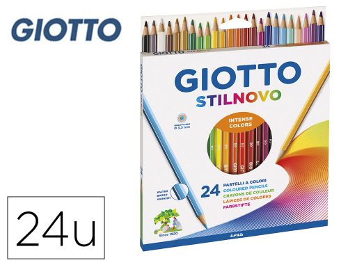 Lpis de cor giotto stilnovo 24 unidades , Giotto , 31228 , 8000825256608